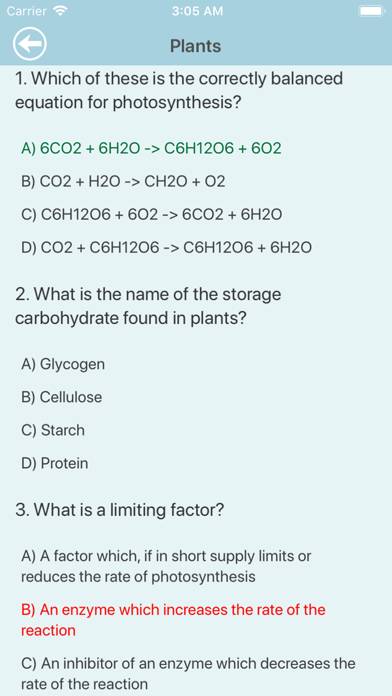 GCSE Biology Quiz App screenshot #5