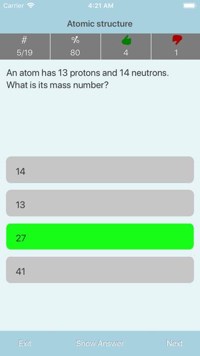 GCSE Chemistry Quiz App screenshot #3
