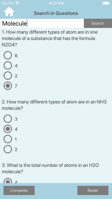 GCSE Chemistry Quiz App screenshot #6