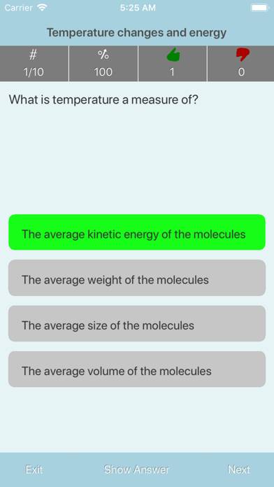 GCSE Physics Quiz App screenshot #3
