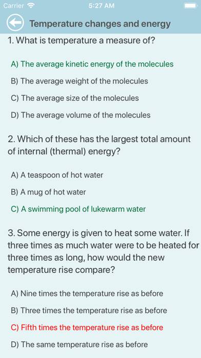 GCSE Physics Quiz App screenshot #5