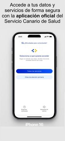 MiSCS Captura de pantalla de la aplicación
