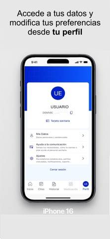 MiSCS Captura de pantalla de la aplicación