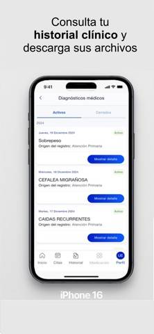 MiSCS Captura de pantalla de la aplicación