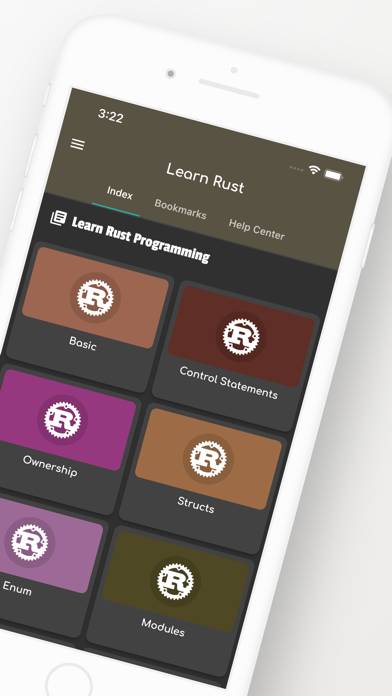 Learn Rust Programming Offline Captura de pantalla de la aplicación #2