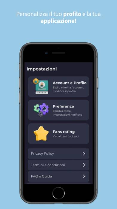 FantaFOne Schermata dell'app #4