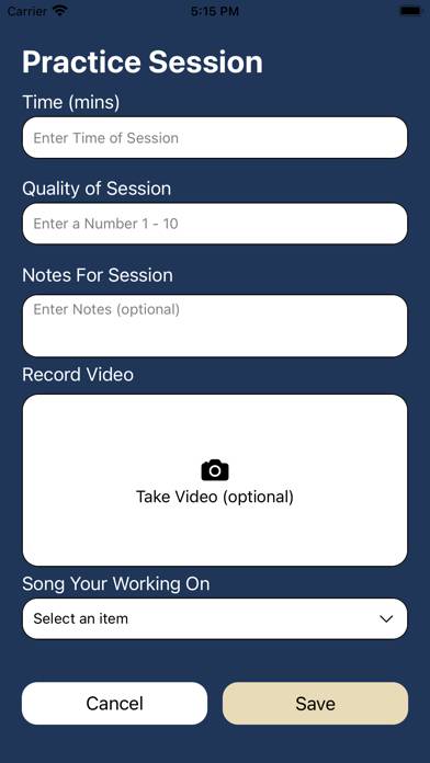 Music Practice: Log & Track App screenshot #4