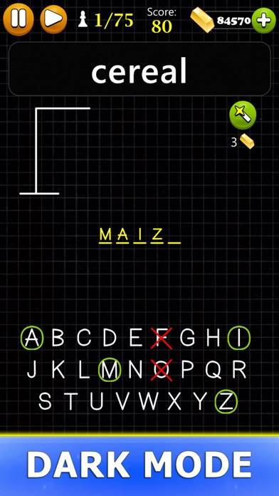 Hangman plus Word Game Captura de pantalla de la aplicación #2