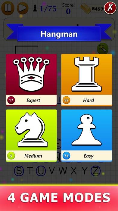 Hangman plus Word Game App skärmdump #3