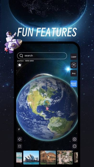 3D World Map VR App screenshot #1