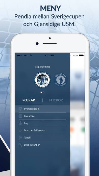 SWE Handboll App skärmdump #2