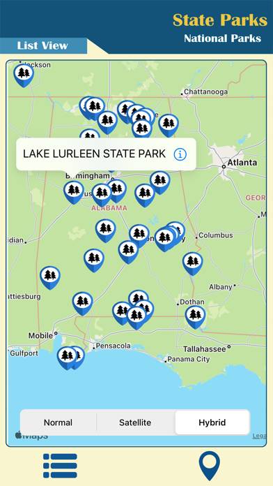 Alabama-State & National Parks App screenshot #2