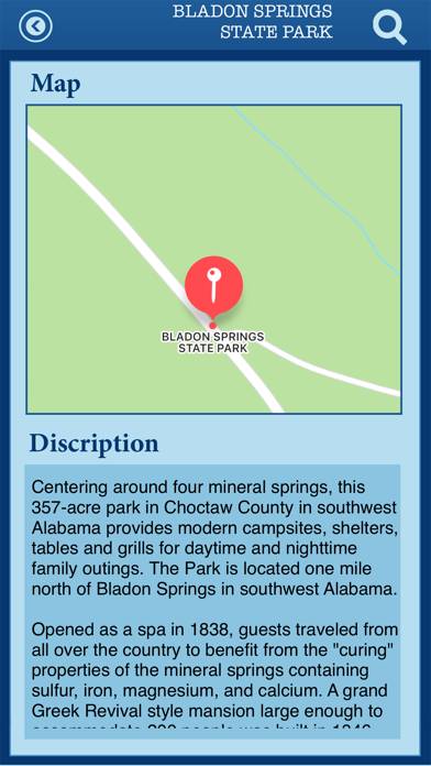 Alabama-State & National Parks App screenshot #4