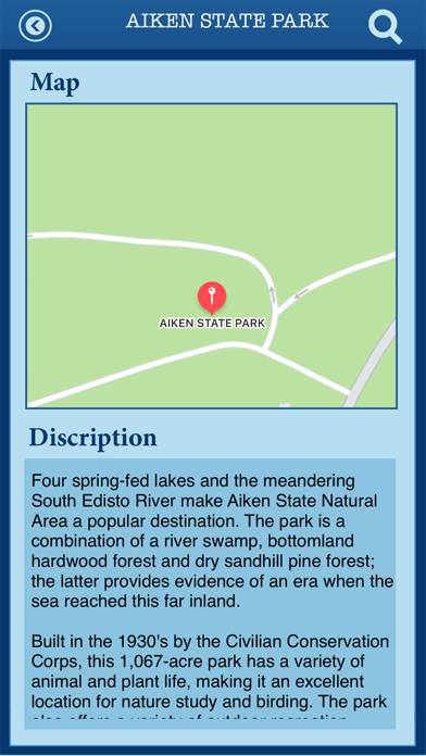 South Carolina State Park App screenshot #4