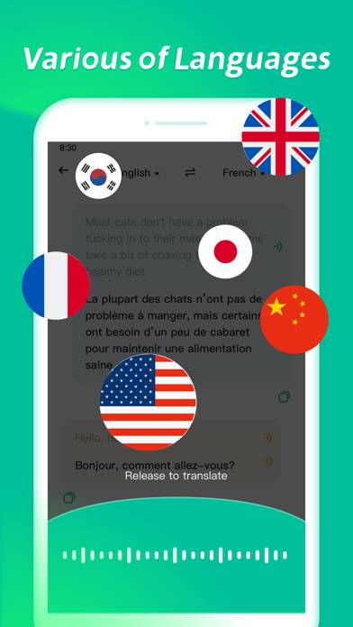 Translate Pro:Voice Translator App screenshot #2