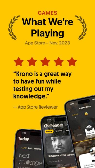 Krono Trivia App skärmdump #1