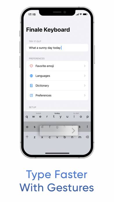 Finale Keyboard App skärmdump