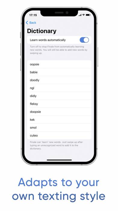 Finale Keyboard App skärmdump