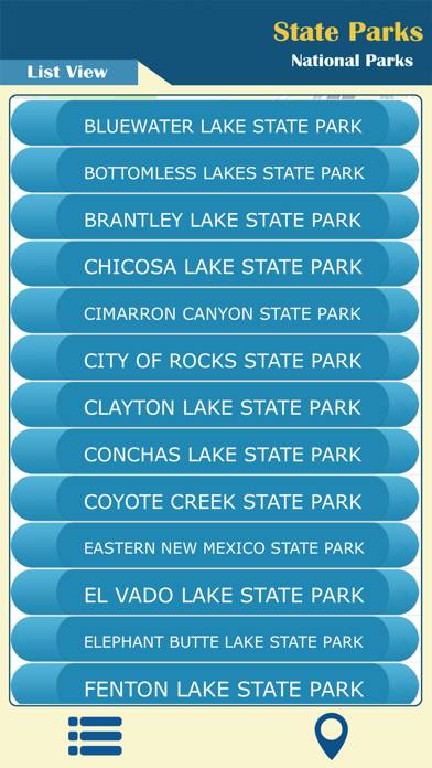 New Mexico State Parks Guide App screenshot