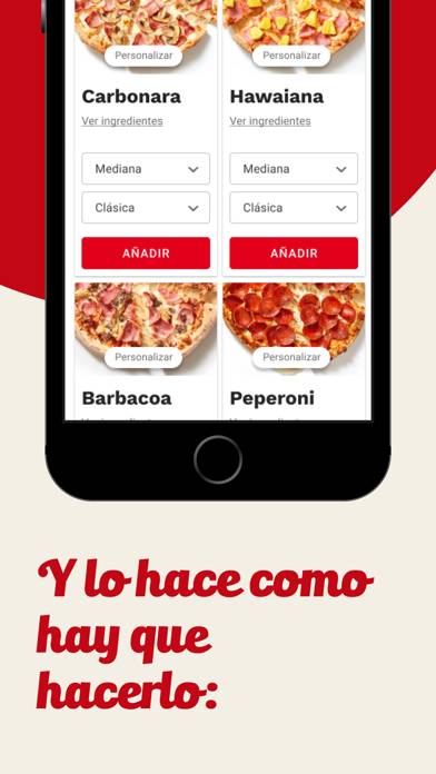 Telepizza Pizza y Pedidos Captura de pantalla de la aplicación #2