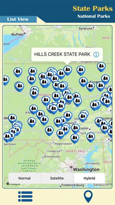 Pennsylvania In State Parks App screenshot