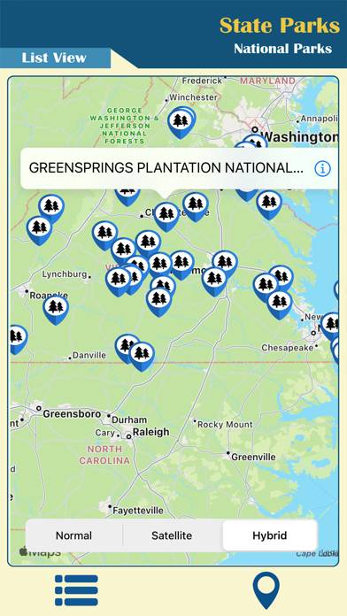 Virginia-State & National Park App screenshot #3