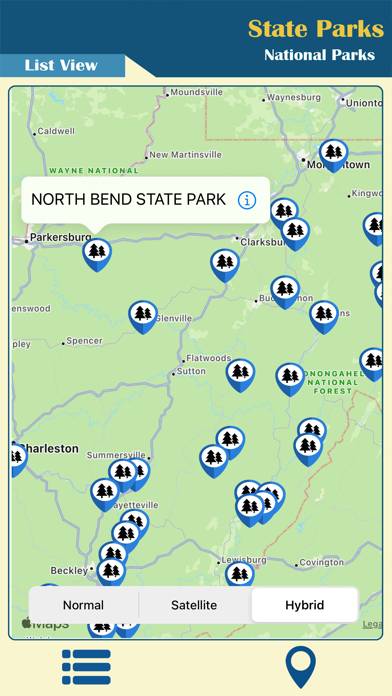 West Virginia In State Parks App screenshot