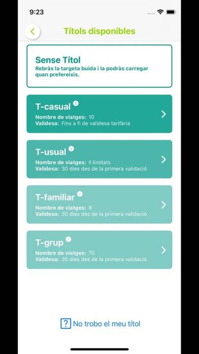 FGC T-mobilitat App screenshot