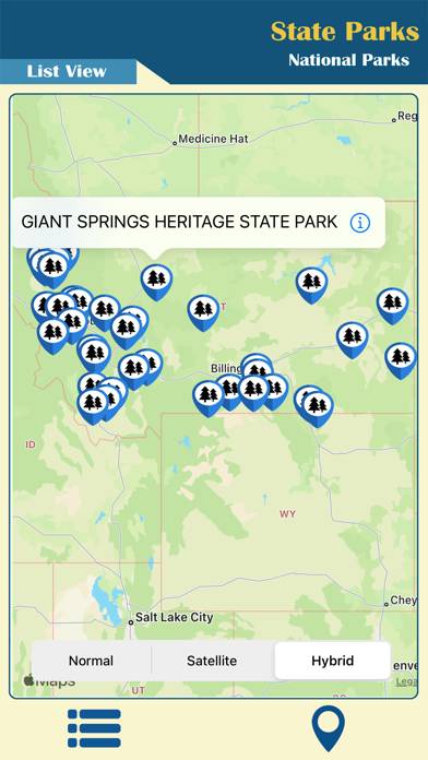 Montana-State & National Park App screenshot #2