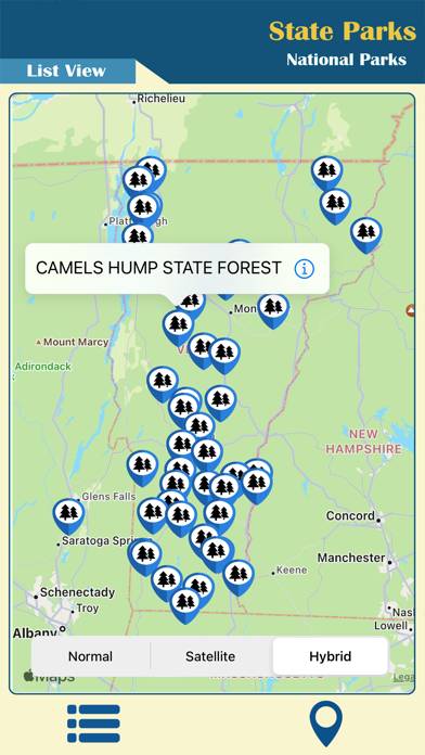 Vermont-State & National Parks App screenshot