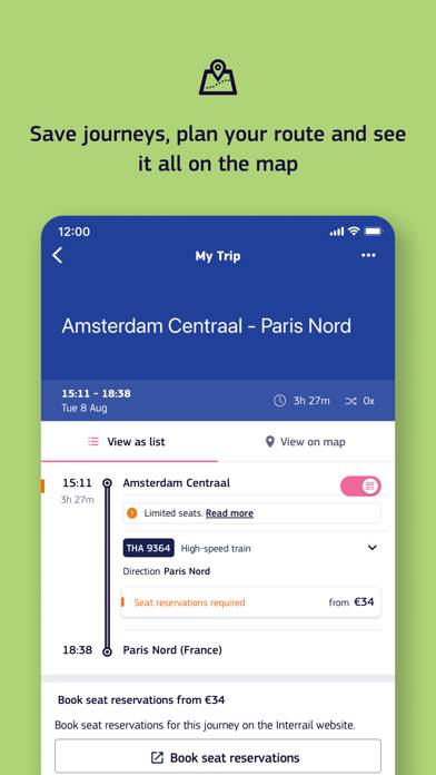 DiscoverEU Travel App captura de pantalla