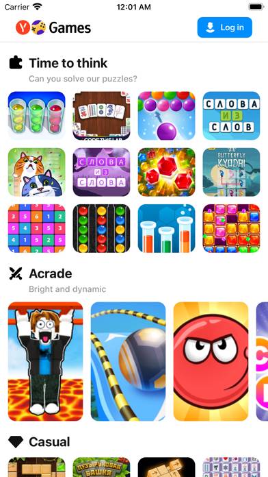 Yandex Games Скриншот приложения #1