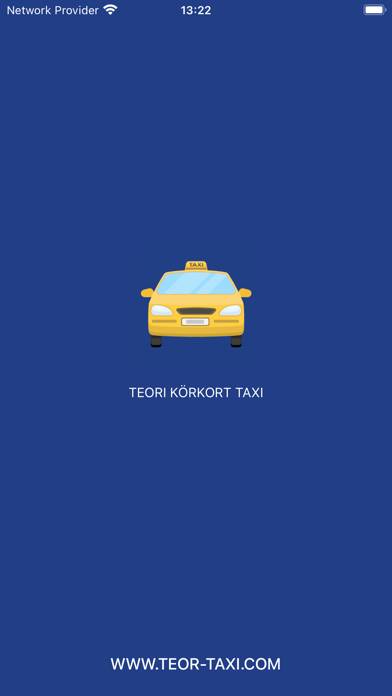 Teori Taxi Frågor App skärmdump #1