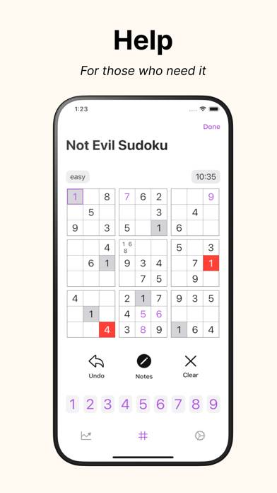 Not Evil Sudoku Spiel-Screenshot