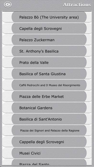 Padua City Tourism App screenshot