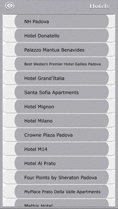 Padua City Tourism App screenshot