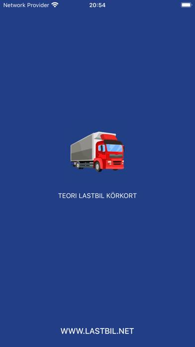 Teori Lastbil Frågor App skärmdump #1