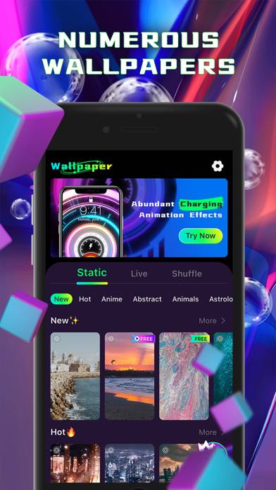 4K Live Wallpapers Go App screenshot #1