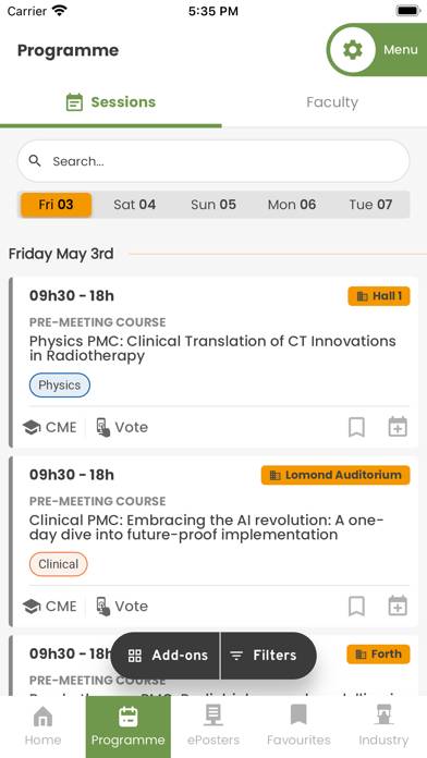 Estro 2024 App skärmdump #3