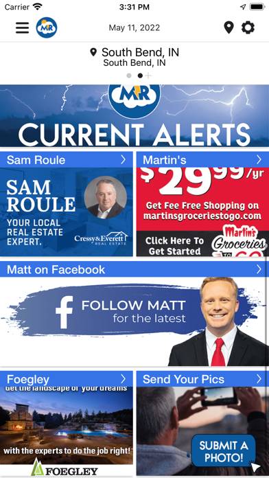 Matt Rudkin Weather App screenshot