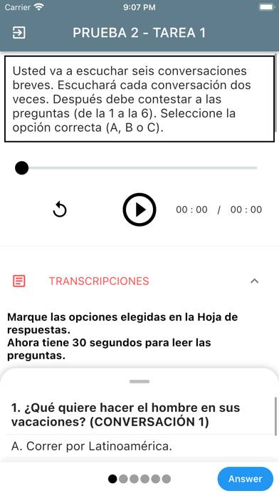 DELE B2 Spanish Captura de pantalla de la aplicación #4