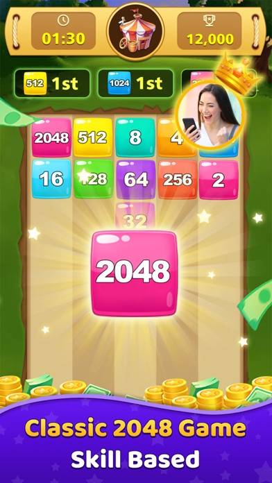 2048 Clash-Win real money Captura de pantalla de la aplicación #1