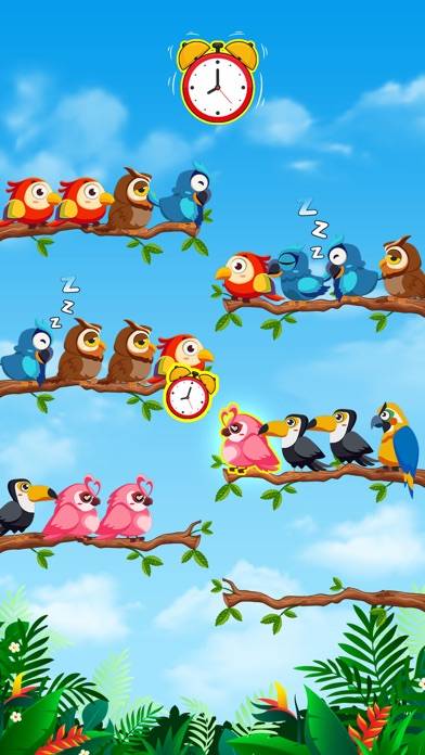 Bird Sort Color Puzzle Game Скриншот приложения #2