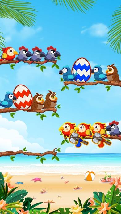 Bird Sort Color Puzzle Game Uygulama ekran görüntüsü #3