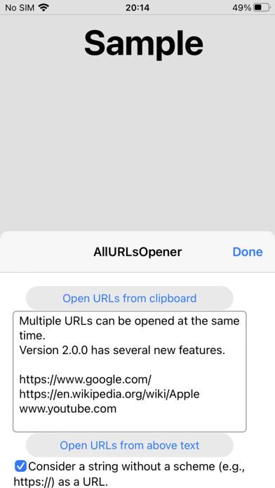 All URLs Opener for Safari App screenshot #1