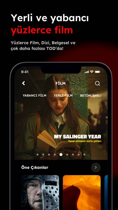 TOD Türkiye Uygulama ekran görüntüsü #5