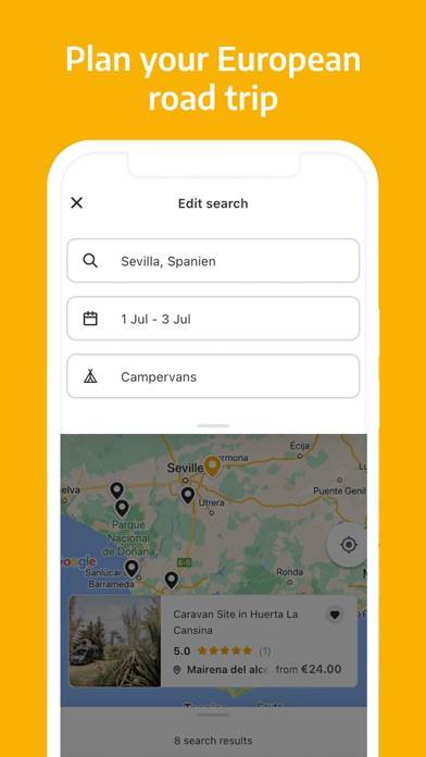 Roadsurfer spots Campsites App screenshot #4
