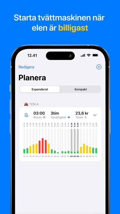 Min Ström App skärmdump