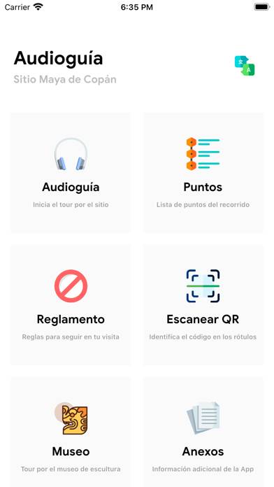 Audioguía Maya Copán App-Screenshot #2