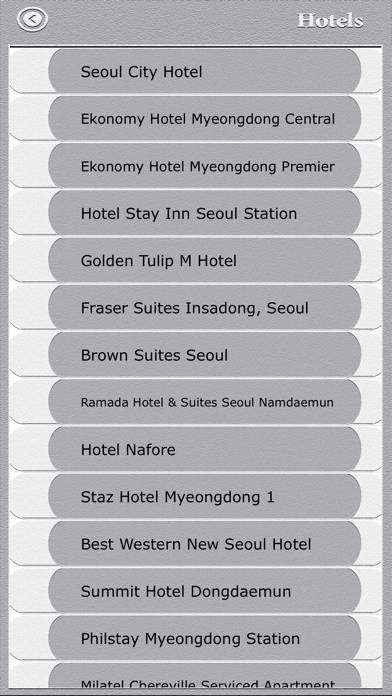 Seoul City Guide Captura de pantalla de la aplicación #3